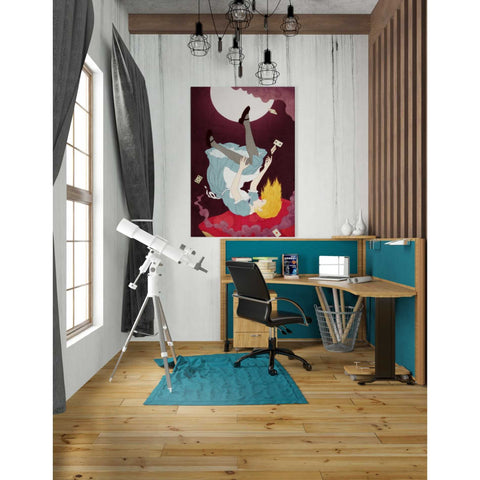 Image of 'Alice in Wonderland' by Sai Tamiya, Canvas Wall Art,26 x 40