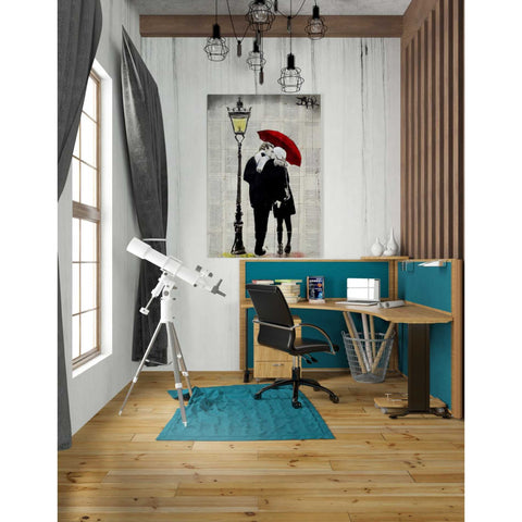 Image of 'Lamp Lovers' by Loui Jover, Canvas Wall Art,26 x 40