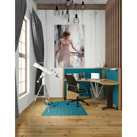 Image of 'Evening in Paris' by Alexander Gunin, Canvas Wall Art,26 x 40