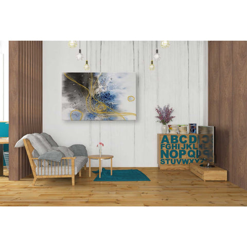 Image of 'Coastal Watercolor Abstract' by Irena Orlov, Canvas Wall Art,40 x 26