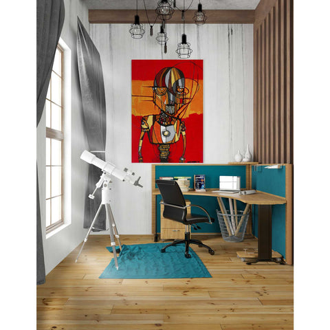 Image of 'Segmented Man Orange' by Craig Snodgrass, Canvas Wall Art,26 x 40