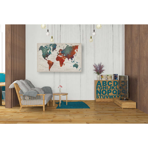 Image of 'Colorful World I' by James Wiens, Canvas Wall Art,26 x 40
