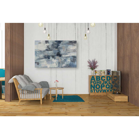Image of 'In The Clouds Indigo and Grey' by Silvia Vassileva, Canvas Wall Art,26 x 40