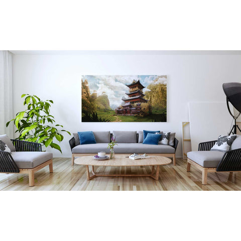 Image of 'Hidden Temple' by Jonathan Lam, Giclee Canvas Wall Art