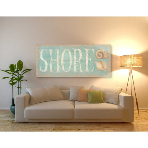Image of 'Pastel Shore' by Daphne Brissonet, Canvas Wall Art,30 x 60