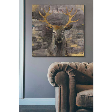 Image of 'The Leader Gold' by Albena Hristova, Canvas Wall Art,37 x 37