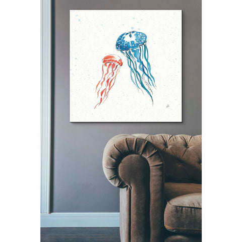 Image of 'Maritime VI' by Daphne Brissonet, Canvas Wall Art,37 x 37