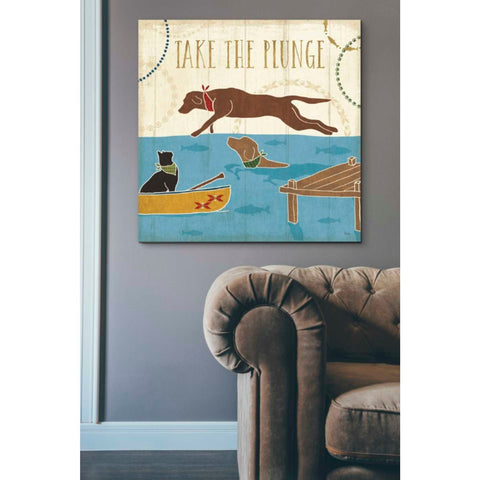 Image of 'Lake Pals VI' by Veronique Charron, Canvas Wall Art,37 x 37