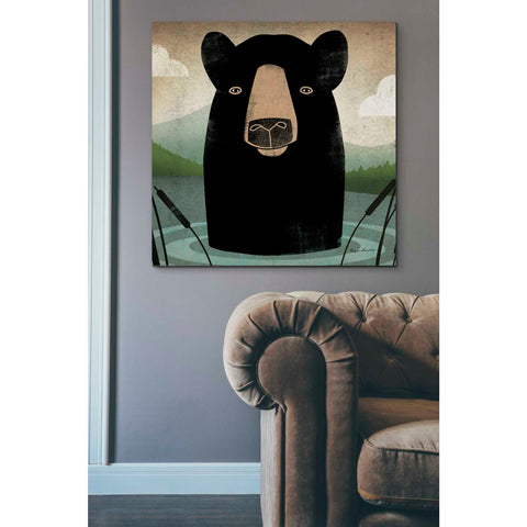 Image of 'Skinny Dip Crop' by Ryan Fowler, Canvas Wall Art,37 x 37