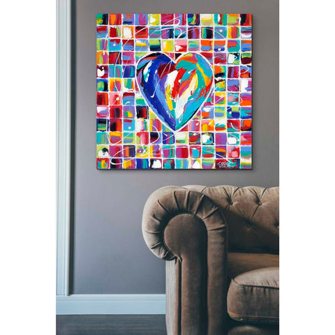 Image of 'Hearts of a Different Color I' by Carolee Vitaletti Giclee Canvas Wall Art
