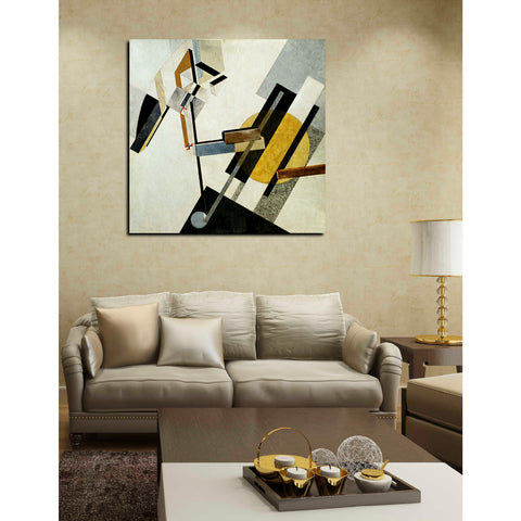 Image of 'Proun 19D' by El Lissitzky Canvas Wall Art,37 x 37