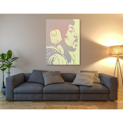 Image of 'Jimi Hendrix' by Giuseppe Cristiano, Canvas Wall Art,40 x 54