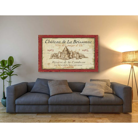 Image of 'French Wine Label I' by Daphne Brissonet, Canvas Wall Art,40 x 54