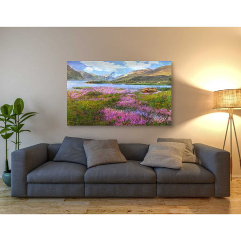 Image of 'Heather Scotland' by Chris Vest, Giclee Canvas Wall Art