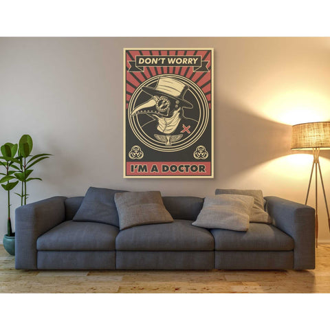 Image of 'Doctor' Canvas Wall Art,40 x 60