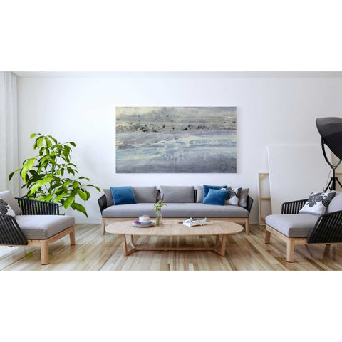 Image of 'Silver Horizon' by Albena Hristova, Canvas Wall Art,60 x 40