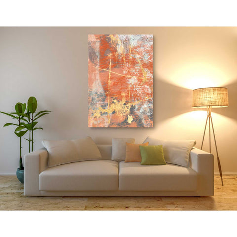 Image of 'Terre Cotta Lace I' by Jennifer Goldberger Giclee Canvas Wall Art