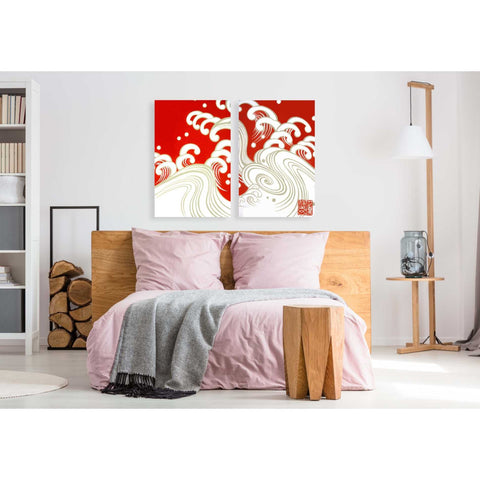 Image of 'Wave A' by Zigen Tanabe, Giclee Canvas Wall Art