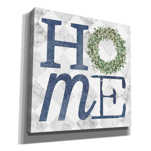 Image of 'Home with Eucalyptus Wreath III' by Marla Rae, Canvas Wall Art