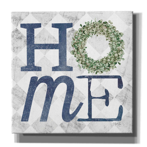 Image of 'Home with Eucalyptus Wreath III' by Marla Rae, Canvas Wall Art