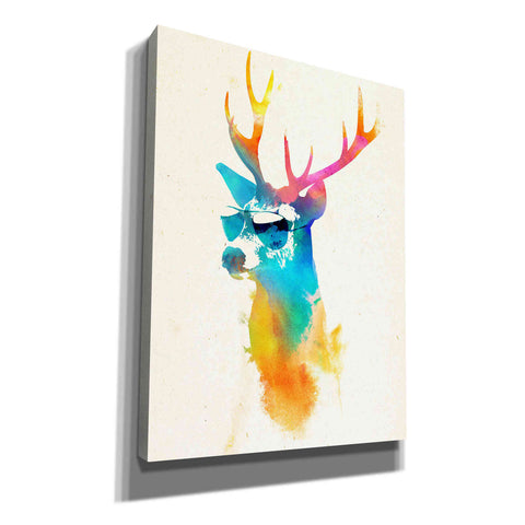 Image of 'Sunny Stag' by Robert Farkas, Canvas Wall Art