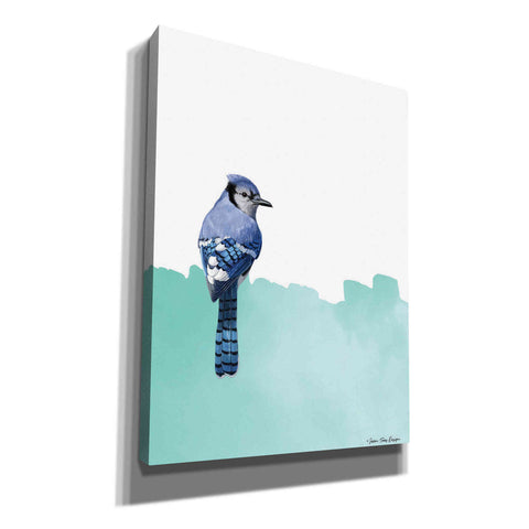 Image of 'Bird on Blue' by Seven Trees Design, Canvas Wall Art