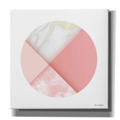 Image of 'Pink Marble Circle I' by Seven Trees Design, Canvas Wall Art