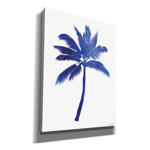 Image of 'Blue Palm Tree III' by Seven Trees Design, Canvas Wall Art