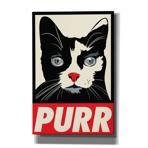 Image of 'Purr Propaganda' by Rachel Caldwell, Canvas Wall Art