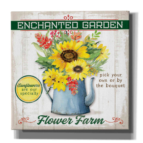 Image of 'Sunflower' by Mollie B, Canvas Wall Art