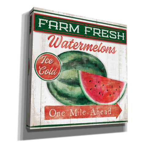 Image of 'Watermelon Farm' by Mollie B, Canvas Wall Art