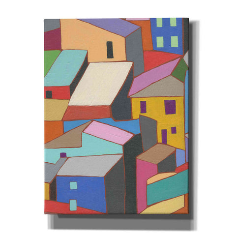 Image of 'Rooftops in Color II' by Nikki Galapon, Canvas Wall Art