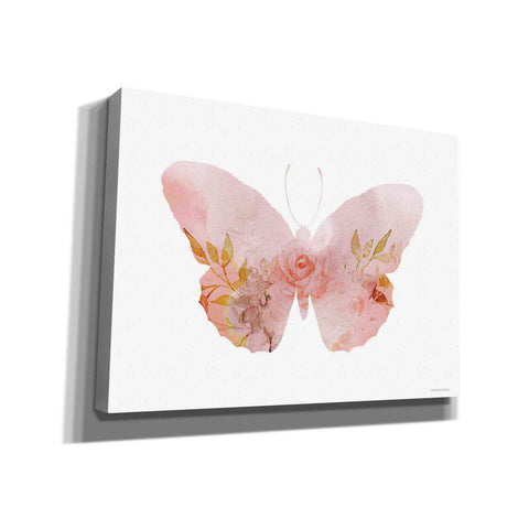 Image of 'Meadow Flora Butterfly' by Bluebird Barn, Canvas Wall Art