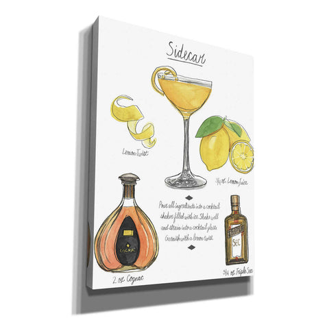 Image of 'Classic Cocktail-Sidecar' by Naomi McCavitt, Canvas Wall Art