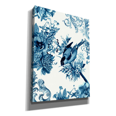 Image of 'Bird and Branch in Indigo I' by Naomi McCavitt, Canvas Wall Art