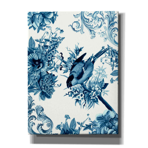 Image of 'Bird and Branch in Indigo I' by Naomi McCavitt, Canvas Wall Art