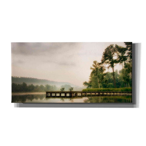 Image of 'Two Green Chairs' by Danny Head, Canvas Wall Art