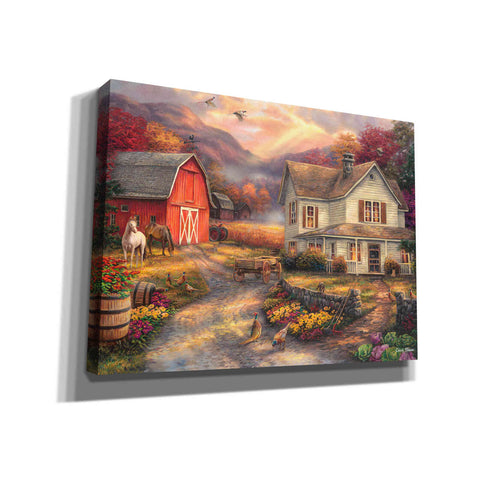 Image of 'Relaxing on the Farm' by Chuck Pinson, Canvas Wall Art