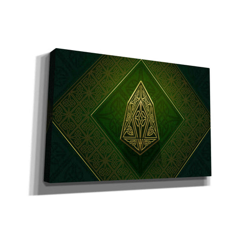 Image of 'Celtic Knot EOS Crypto' by Katalina, Canvas Wall Art