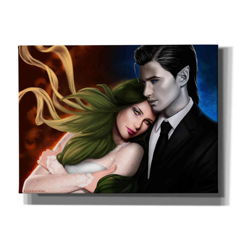 Image of 'Hail and Shiori' by Katalina, Canvas Wall Art
