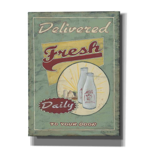 Image of 'Milk Delivered' by Pam Britton, Canvas Wall Art