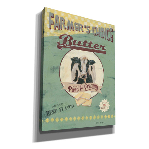 Image of 'Farmer's Choice Butter' by Pam Britton, Canvas Wall Art
