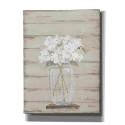 Image of 'Hydrangeas in Vase' by Pam Britton, Canvas Wall Art