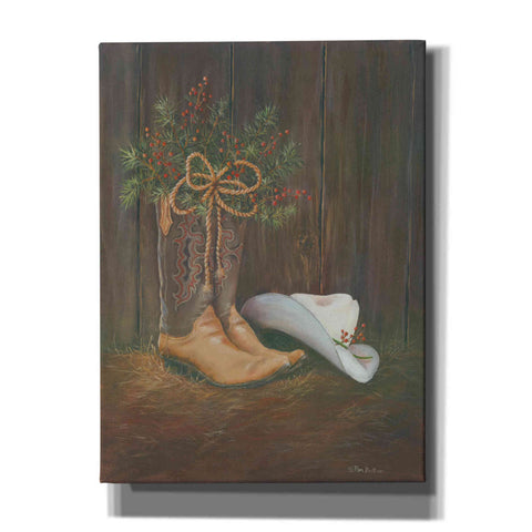Image of 'Cowboy Christmas' by Pam Britton, Canvas Wall Art