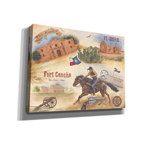 Image of 'Texas Collision II' by Pam Britton, Canvas Wall Art