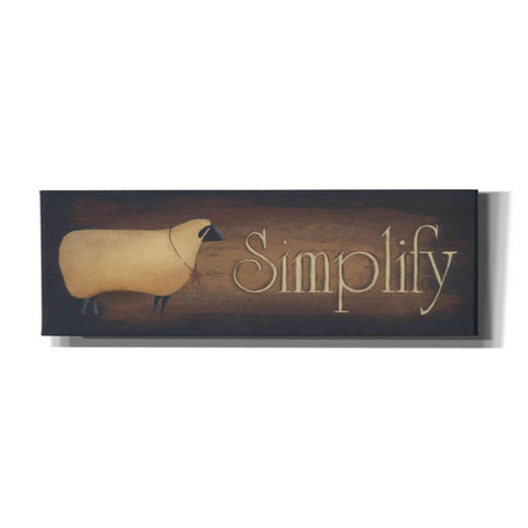 Image of 'Simplify II' by Pam Britton, Canvas Wall Art