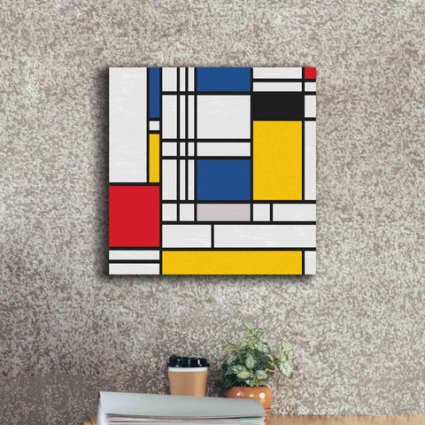 Image of 'Mondrian NFT2' by Epic Portfolio, Giclee Canvas Wall Art,18x18