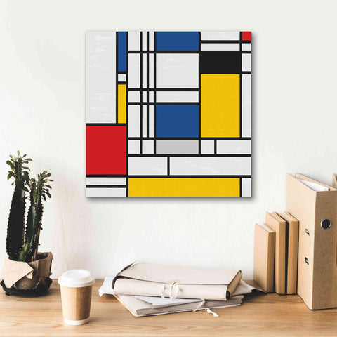 Image of 'Mondrian NFT2' by Epic Portfolio, Giclee Canvas Wall Art,18x18