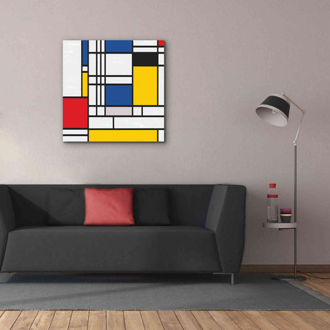 Image of 'Mondrian NFT2' by Epic Portfolio, Giclee Canvas Wall Art,37x37