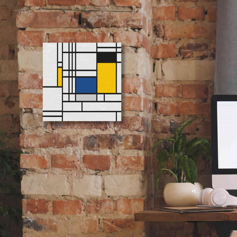Image of 'Mondrian NFT3' by Epic Portfolio, Giclee Canvas Wall Art,12x12